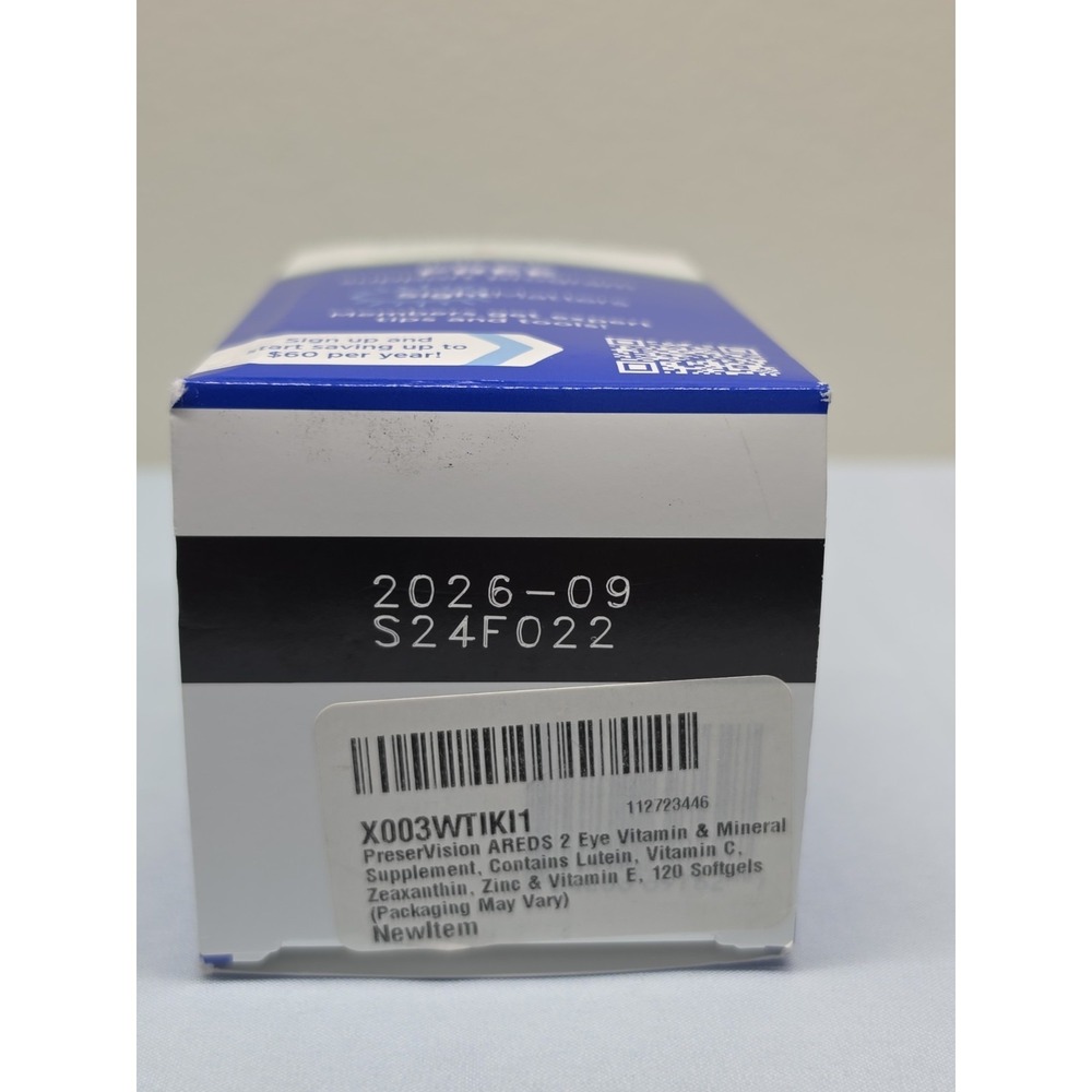 PreserVision Areds2 Eye Vitamin Mineral Supplement 120 Exp 09/2026 - Picture 6 of 6